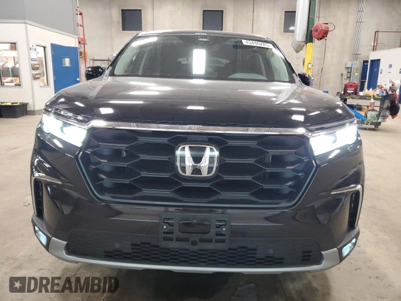 2025 Honda Pilot EX-L with VIN 5FNYG1H47SB070692, listed as a Copart auction lot 43446285 with 2,933 mi miles and Salvage Title. Bid and sale history available at carsss.com. Image 5.