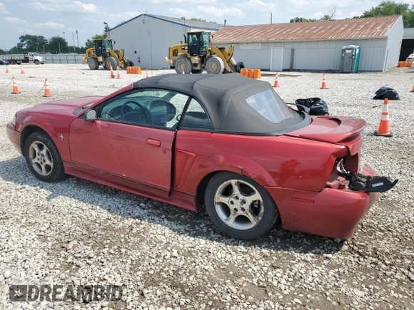 2000 Ford Mustang with VIN 1FAFP444XYF243212, listed as a Copart auction lot 60478035 with 93,248 mi miles and Salvage title. Bid and sale history available at DreamBid. Image 2.
