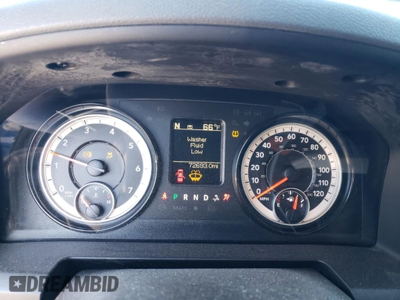 2018 Ram 1500 Tradesman with VIN 1C6RR6KG2JS285565, listed as a Copart auction lot 42364585 with 72,693 mi miles and Salvage title. Bid and sale history available at DreamBid. Image 9.