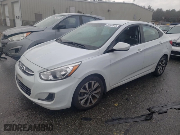 2017 Hyundai Accent SE with VIN KMHCT4AEXHU362729, listed as a Copart auction lot 36644313 with 96,904 mi miles. Bid and sale history available at carsss.com. Image 1.