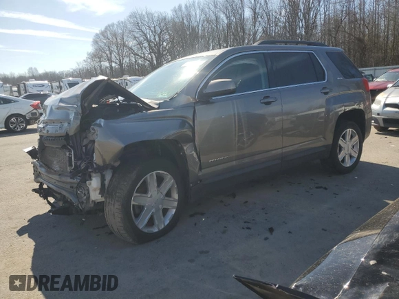 2011 GMC Terrain SLE-2 with VIN 2CTFLTE57B6372554, listed as a Copart auction lot 46315985 with 191,915 mi miles and Salvage Title. Bid and sale history available at carsss.com. Image 1.