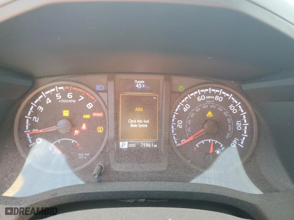 2021 Toyota Tacoma 2WD SR with VIN 3TYRX5GNXMT015114, listed as a Copart auction lot 87820125 with 75,961 mi miles and Salvage Title. Bid and sale history available at carsss.com. Image 9.