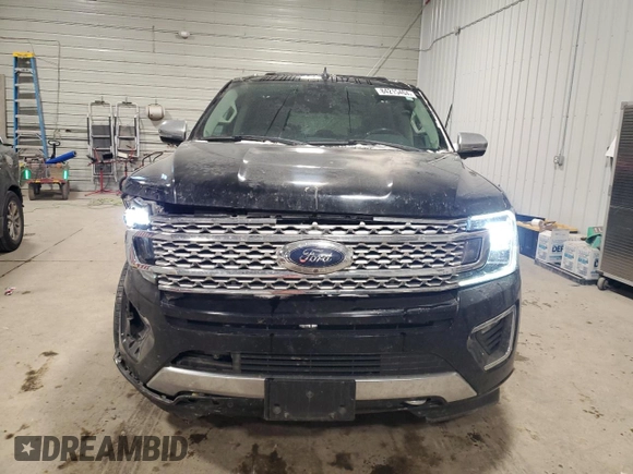 2018 Ford Expedition Max Platinum with VIN 1FMJK1MT4JEA64566, listed as a Copart auction lot 84215404 with 112,938 mi miles and Salvage title. Bid and sale history available at DreamBid. Image 5.