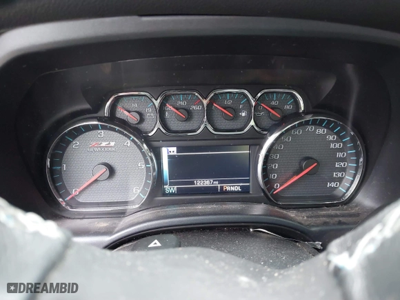 2017 Chevrolet Silverado 1500 LT with VIN 1GCVKREC3HZ183876, listed as a IAAI auction lot 41404639 with 122,367 mi miles. Bid and sale history available at carsss.com. Image 7.