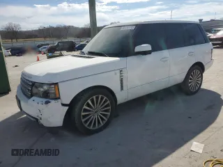 2012 Land Rover Range Rover SC with VIN SALMF1E4XCA379968, listed as a Copart auction lot 46836175 with 110,428 mi miles and Clean title. Bid and sale history available at DreamBid. Image 1.