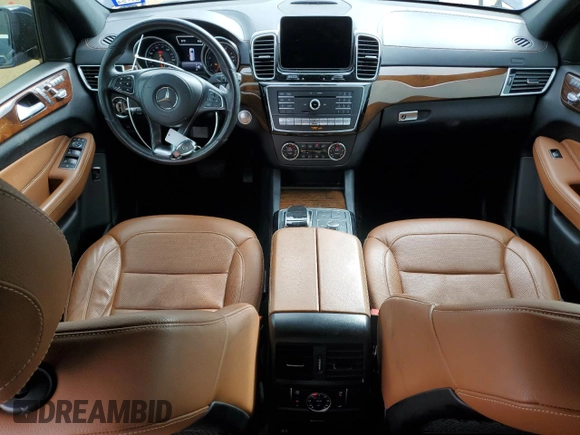 2017 Mercedes-Benz GLS 450 with VIN 4JGDF6EE6HA866956, listed as a Copart auction lot 47893135 with 86,817 mi miles and Salvage title. Bid and sale history available at DreamBid. Image 8.