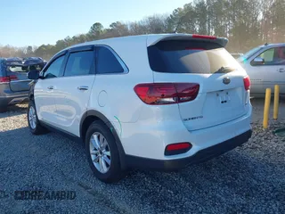 2020 Kia Sorento LX with VIN 5XYPG4A34LG623985, listed as a IAAI auction lot 41672235 with 54,614 mi miles. Bid and sale history available at carsss.com. Image 3.