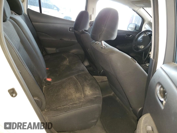 2015 Nissan LEAF S with VIN 1N4AZ0CP7FC314129, listed as a Copart auction lot 55660825 with 19,773 mi miles and Clean Title. Bid and sale history available at DreamBid. Image 10.