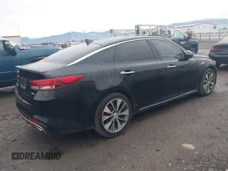 2016 Kia Optima SXL Turbo with VIN 5XXGV4L27GG049824, listed as a IAAI auction lot 41153087 with 93,921 mi miles. Bid and sale history available at carsss.com. Image 4.