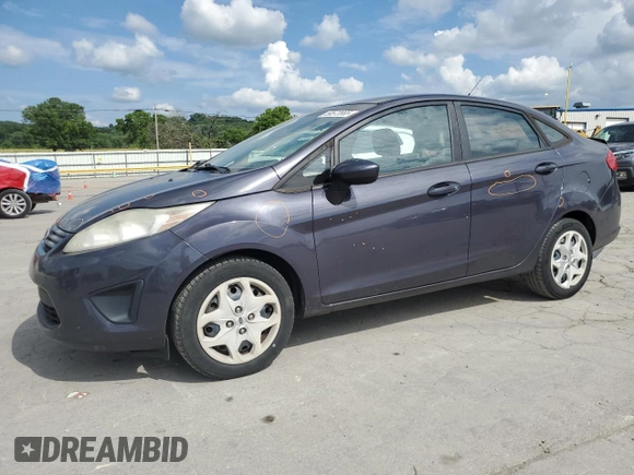 2012 Ford Fiesta S with VIN 3FADP4AJXCM198282, listed as a Copart auction lot 59572865 with 177,455 mi miles and Salvage title. Bid and sale history available at DreamBid. Image 1.