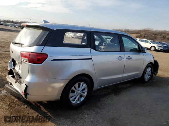 2016 Kia Sedona L with VIN KNDMA5C10G6150374, listed as a Copart auction lot 47452935 with 93,001 mi miles and Salvage Title. Bid and sale history available at carsss.com. Image 3.