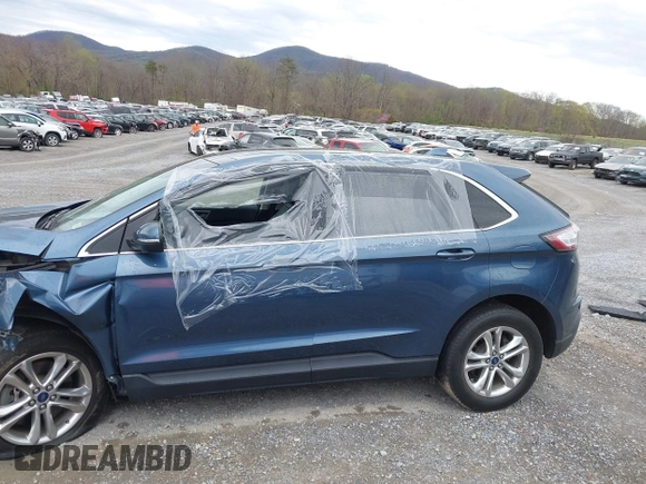 2018 Ford Edge SEL with VIN 2FMPK4J8XJBC35568, listed as a IAAI auction lot 41964368 with 59,024 mi miles. Bid and sale history available at carsss.com. Image 14.