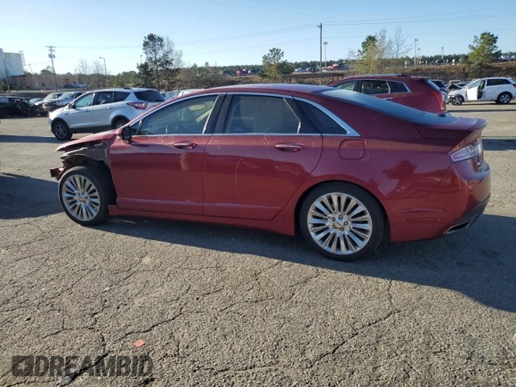 2014 Lincoln MKZ with VIN 3LN6L2G93ER819573, listed as a Copart auction lot 49719235 with 89,914 mi miles and Salvage Title. Bid and sale history available at carsss.com. Image 2.