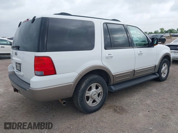 2003 Ford Expedition Eddie Bauer with VIN 1FMRU17W43LA54217, listed as a IAAI auction lot 42080308 with 291,198 mi miles. Bid and sale history available at carsss.com. Image 4.