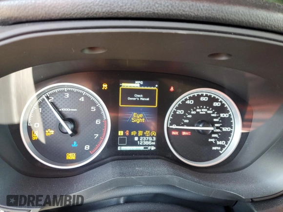 2024 Subaru Forester Premium with VIN JF2SKADC6RH414798, listed as a Copart auction lot 57289545 with 12,386 mi miles and Salvage title. Bid and sale history available at DreamBid. Image 9.