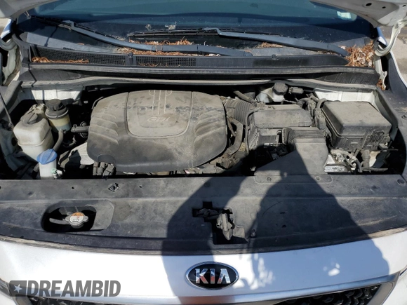 2015 Kia Sedona EX with VIN KNDMC5C14F6050738, listed as a Copart auction lot 52596095 with 142,551 mi miles and Salvage Title. Bid and sale history available at carsss.com. Image 12.