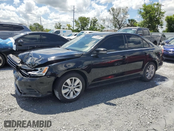 2015 Volkswagen Jetta SE z VIN 3VWD07AJ2FM296420, wystawiony jako Copart lot #61103085 z przebiegiem 72 579 mil mil oraz Szkoda całkowita • Salvage title. Historia ofert i sprzedaży dostępna na DreamBid. Obrazek 1.