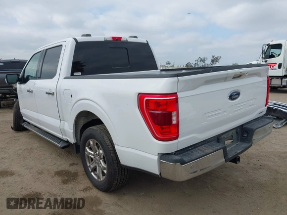 2021 Ford F-150 XL with VIN 1FTEW1C84MKD17415, listed as a IAAI auction lot 41896088 with 110,761 mi miles. Bid and sale history available at carsss.com. Image 3.