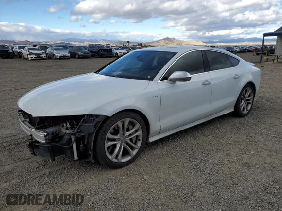 2013 Audi S7 with VIN WAUW2BFC8DN110379, listed as a Copart auction lot 77183304 with 95,061 mi miles and Salvage Title. Bid and sale history available at carsss.com. Image 1.