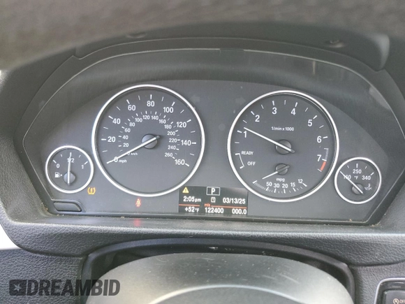 2013 BMW 3 Series 328i с VIN WBA3C1G58DNN93818, выставлен на аукционе Copart как лот 48855045 с пробегом 122 400 миль миль и Списание • Salvage title. История ставок и продаж доступна на DreamBid. Изображение 9.