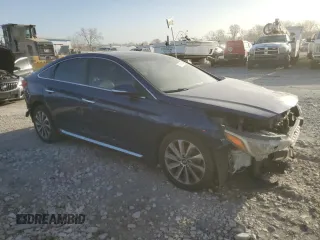 2016 Hyundai Sonata Sport with VIN 5NPE34AF8GH343028, listed as a Copart auction lot 49534455 with Not Provided miles and Clean Title. Bid and sale history available at DreamBid. Image 4.