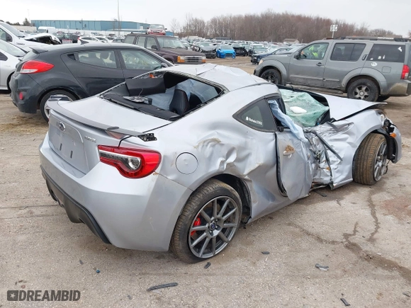 2020 Subaru BRZ Limited with VIN JF1ZCAC13L9702957, listed as a IAAI auction lot 41865516 with 16,749 mi miles. Bid and sale history available at carsss.com. Image 4.