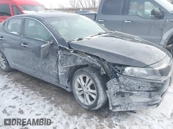 2013 Kia Optima EX with VIN 5XXGN4A72DG143975, listed as a IAAI auction lot 41385803 with 216,203 mi miles. Bid and sale history available at carsss.com. Image 6.