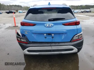 2022 Hyundai Kona SEL with VIN KM8K62AB2NU912837, listed as a Copart auction lot 50878275 with 87,325 mi miles and Salvage Title. Bid and sale history available at DreamBid. Image 6.