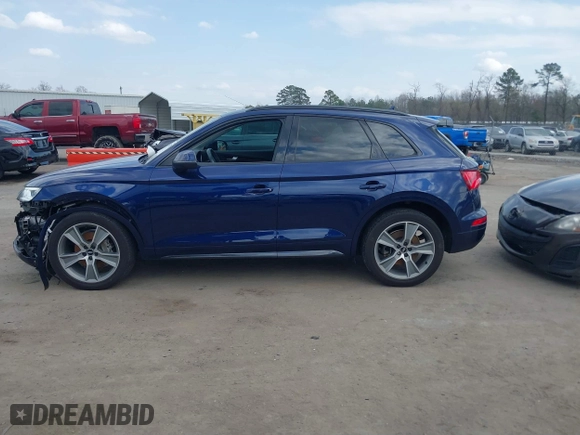2020 Audi Q5 Premium Plus with VIN WA1BNAFY2L2011761, listed as a IAAI auction lot 41838718 with 63,150 mi miles. Bid and sale history available at carsss.com. Image 14.