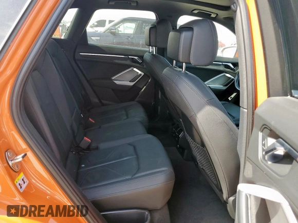 2021 Audi Q3 Premium with VIN WA1AUCF36M1060404, listed as a Copart auction lot 56501285 with 66,594 mi miles and Salvage title. Bid and sale history available at DreamBid. Image 11.