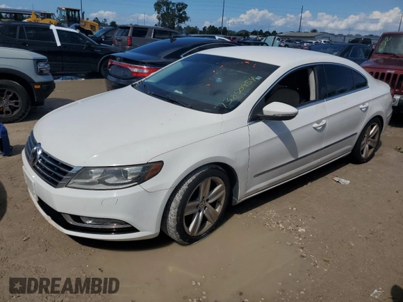 2013 Volkswagen CC Sport with VIN WVWBP7AN4DE554545, listed as a Copart auction lot 73850954 with 0 mi miles and Salvage Title. Bid and sale history available at carsss.com. Image 1.