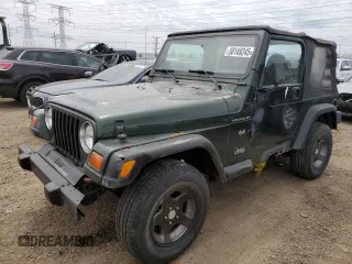1998 Jeep Wrangler SE with VIN 1J4FY29P9WP767516, listed as a Copart auction lot 58149245 with 190,964 mi miles and Salvage title. Bid and sale history available at DreamBid. Image 1.