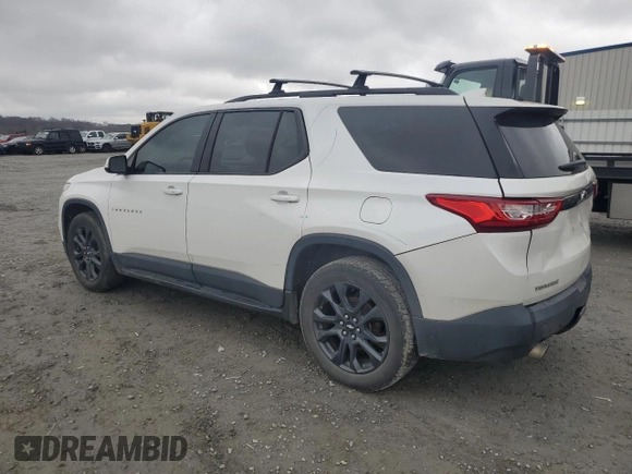 2018 Chevrolet Traverse RS with VIN 1GNERJKX6JJ153514, listed as a Copart auction lot 87037444 with 164,078 mi miles and Salvage Title. Bid and sale history available at carsss.com. Image 2.