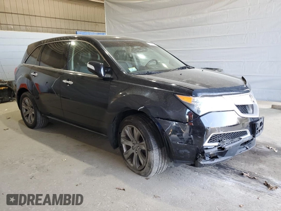 2012 Acura MDX Advance with VIN 2HNYD2H63CH515080, listed as a Copart auction lot 55577095 with 84,798 mi miles and Salvage title. Bid and sale history available at DreamBid. Image 4.