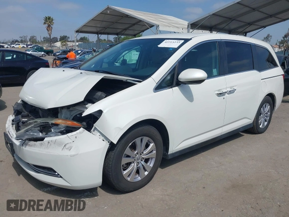 2016 Honda Odyssey SE with VIN 5FNRL5H33GB043303, listed as a IAAI auction lot 42215233 with 67,097 mi miles and . Bid and sale history available at DreamBid. Image 17.