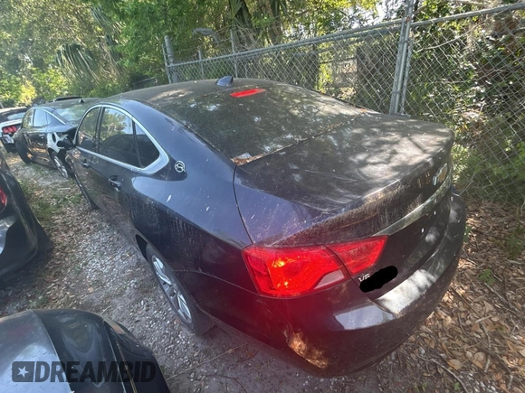 2018 Chevrolet Impala LT with VIN 2G1105S31J9153544, listed as a Copart auction lot 54958785 with 84,022 mi miles and Salvage Title. Bid and sale history available at DreamBid. Image 3.