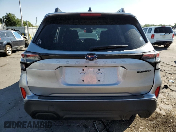 2025 Subaru Forester Premium с VIN JF2SLDDC2SH440688, выставлен на аукционе Copart как лот 62841335 с пробегом 4 876 миль миль и Списание • Salvage title. История ставок и продаж доступна на DreamBid. Изображение 6.