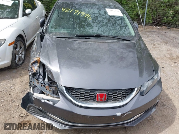 2015 Honda Civic LX with VIN 19XFB2F54FE114926, listed as a IAAI auction lot 42191996 with 131,067 mi miles and . Bid and sale history available at DreamBid. Image 19.
