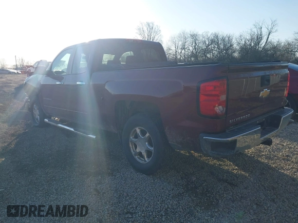 2015 Chevrolet Silverado 1500 LT with VIN 1GCRCREC2FZ354466, listed as a IAAI auction lot 41751329 with 134,690 mi miles. Bid and sale history available at carsss.com. Image 3.