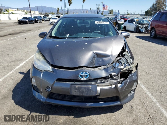2013 Toyota Prius One with VIN JTDKDTB36D1034692, listed as a Copart auction lot 49686035 with 153,852 mi miles and Salvage Title. Bid and sale history available at carsss.com. Image 5.
