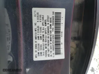 2015 Honda Accord Sedan LX with VIN 1HGCR2F30FA142952, listed as a Copart auction lot 51128945 with 161,635 mi miles and Salvage Title. Bid and sale history available at carsss.com. Image 12.