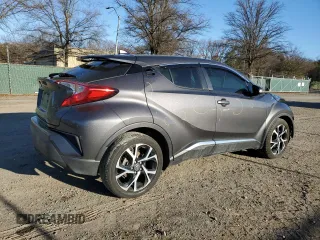 2018 Toyota C-HR XLE with VIN NMTKHMBX9JR029349, listed as a Copart auction lot 49437215 with 54,337 mi miles and Salvage Title. Bid and sale history available at carsss.com. Image 3.