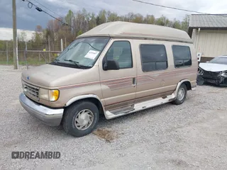 1994 Ford Econoline Cargo with VIN 1FDEE14N3RHB47183, listed as a IAAI auction lot 41953687 with 219,894 mi miles and . Bid and sale history available at carsss.com. Image 2.