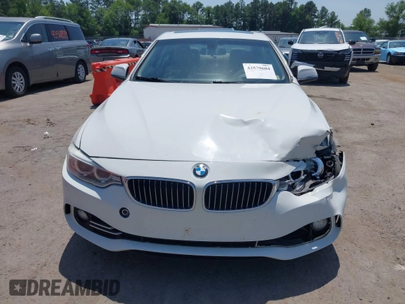 2014 BMW 4 Series 435i with VIN WBA3R1C52EF729201, listed as a IAAI auction lot 42579604 with 145,277 mi miles and . Bid and sale history available at DreamBid. Image 12.