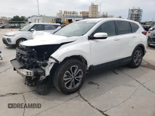 2021 Honda CR-V EX-L with VIN 2HKRW1H85MH423820, listed as a Copart auction lot 61158325 with 59,125 mi miles and Salvage title. Bid and sale history available at DreamBid. Image 1.