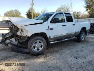 2008 Dodge 2500 Laramie with VIN 3D7KS28A08G237743, listed as a Copart auction lot 41596155 with 190,857 mi miles and Salvage title. Bid and sale history available at DreamBid. Image 1.