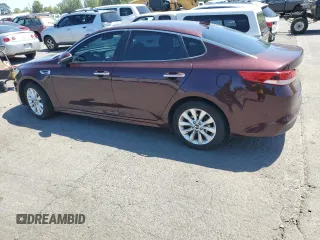 2018 Kia Optima LX with VIN 5XXGT4L36JG259580, listed as a Copart auction lot 63820585 with 115,066 mi miles and Salvage title. Bid and sale history available at DreamBid. Image 2.