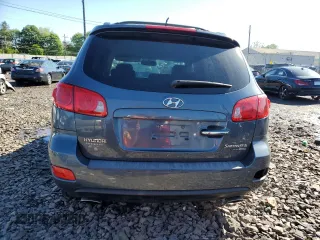 2007 Hyundai Santa Fe SE with VIN 5NMSH73E77H125590, listed as a Copart auction lot 56224455 with 185,319 mi miles and Salvage title. Bid and sale history available at DreamBid. Image 6.