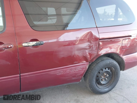 2002 Toyota Sienna LE with VIN 4T3ZF13C02U473719, listed as a IAAI auction lot 42272685 with 301,288 mi miles and . Bid and sale history available at DreamBid. Image 6.