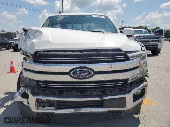 2020 Ford F-150 XL with VIN 1FTEW1E57LKF51467, listed as a Copart auction lot 61956535 with 61,495 mi miles and Salvage title. Bid and sale history available at DreamBid. Image 5.